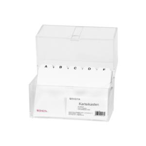Caja Transparente para Tarjetas de Índice A6, 6 Unidades, Solución de Almacenamiento de Papel y Medios VPE - Product Image 1