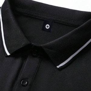 Camiseta Premium para Hombre con Logotipo Personalizado, de Lujo, Informal, Ligera, Tejida, 100% Poliéster, Antibolitas, Corte Holgado, para Verano - Product Image 3