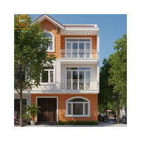 KHP Luxuriöses Schmiedeeisen-Balkongeländer Outdoor-Handwerkerdesign Handgefertigt für Hotel Apartment Villa Hohe Sicherheit Rostbeständig