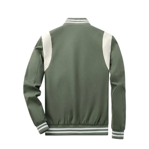 High Street Style Fashion <b>Varsity</b> <b>Jackets</b> Custom Logo <b>Plain</b> Dayed Wholesale Blank <b>Varsity</b> Winter <b>Jacket</b> - Product Image 2