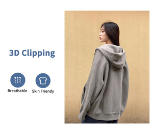 Sudadera de Algodón Grueso para Hombre, Diseño con Capucha y Bolsillo, para Impresión Puff, Logotipo Personalizado y Bordado - Product Image 6