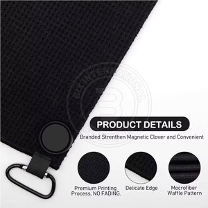 Toalla de golf con diseño minimalista y elegante para tiendas de deportes y vendedores en línea. - Product Image 6