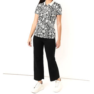 2026 imprimé polos 100% coton pour femmes Top qualité nouveau sur mesure coton Polyester femmes imprimé polos - Product Image 1