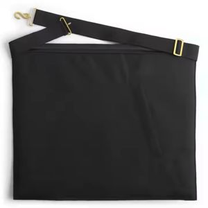 Tablier Master Blue Lodge passé avec broderie à franges en argent bleu pour l'artisanat Produit de couture maçonnique - Product Image 4