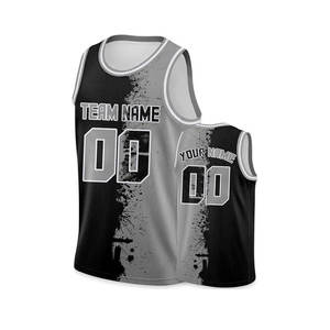 Ensemble de maillots de basket-ball d'été pour hommes Vente en gros Jeux d'entraînement spécifiques avec impression par sublimation Nom Logo Option - Product Image 1