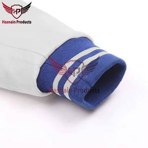 Blouson bombardier en satin de haute qualité pour hommes personnalisable veste universitaire de baseball broderie de logo d'université d'hiver de grande taille style décontracté - Product Image 6