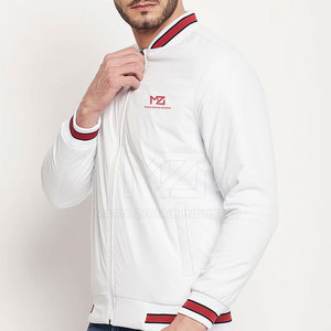 Chaqueta Bomber de Último Diseño para Hombre, Hecha de Nailon/Poliéster, Resistente al Viento, con Cuello Alto y Logotipo Frontal, Venta al Por Mayor - Product Image 4