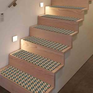 Tapis vert et orange, tapis au design kilim, tapis imprimé, tapis à poils doux - Product Image 2