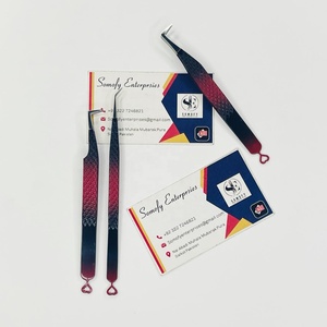 แหนบต่อขนตาปลายเรียบ 10 มม. ด้ามจับรูปหัวใจ สีชมพู ทำจากสแตนเลส ทนทาน รับผลิตแบรนด์ส่วนตัว พร้อมสกรีนโลโก้โดยบริษัท โซโมฟี่ เอ็นเตอร์ไพรส์ - Product Image 4