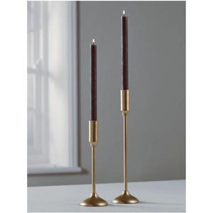 Portavelas de aluminio con acabado dorado, centro de mesa decorativo perfecto para el hogar, sala de estar, boda o restaurante - Product Image 3