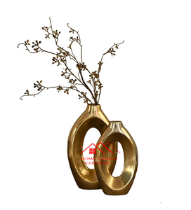 Double Tone Hand Made Metal <b>Vase</b> <b>Vase</b> in <b>Unique</b> Luxury Design Hot Selling <b>Vase</b> at Wholesale Price - Product Image 2