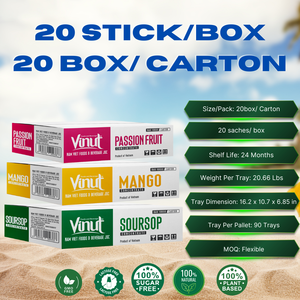 20x18g Caja VINUT Guanábana en polvo Bebida instantánea en polvo - Product Image 5
