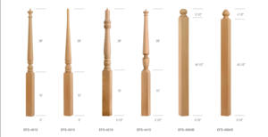 FSC Maple Newel Post with Ball Top 4004B Durable Modern and Simple for any wooden indoor outdoor staircase - Product Image 6