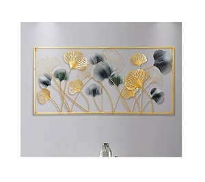 Costo hierro Metal pared arte pared decoración aluminio pared arte para el hogar Hotel sala de estar lujo hecho a mano a precios bajos de la India - Product Image 4