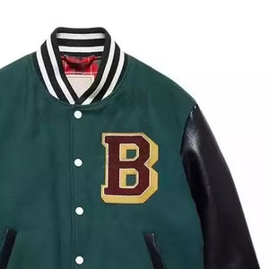 เสื้อแจ็คเก็ตเบสบอลผู้ชายไซส์ใหญ่ ระบายอากาศได้ดี น้ำหนักเบา สวมใส่สบาย ผลิตในปากีสถาน เสื้อแจ็คเก็ตฤดูหนาวสำหรับผู้ชาย มีสินค้าพร้อมส่ง - Product Image 4