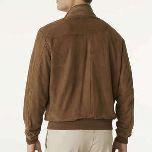 2024 venta al por mayor Cusyom hombres abrigos y chaqueta de cuero de ante tela de poliéster de alta calidad hombres abrigos y chaqueta de cuero de ante - Product Image 3