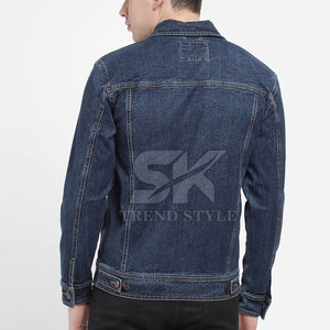 Veste en jean pour homme, manches longues, nouveau design, couleur unie, streetwear, veste d'hiver pour homme, en vente - Product Image 6
