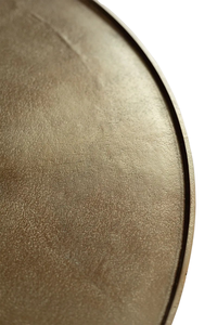 Juego de mesa de centro moderno chapado en oro para el hogar, diseño superior redondo, Mesa Central plegada hecha a mano para uso en interiores, mesa de muebles - Product Image 5