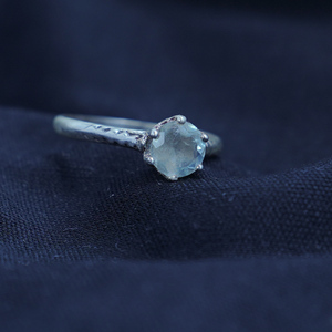 Sterling Silver with <b>Rose</b> <b>Quartz</b> <b>Ring</b> - Product Image 1