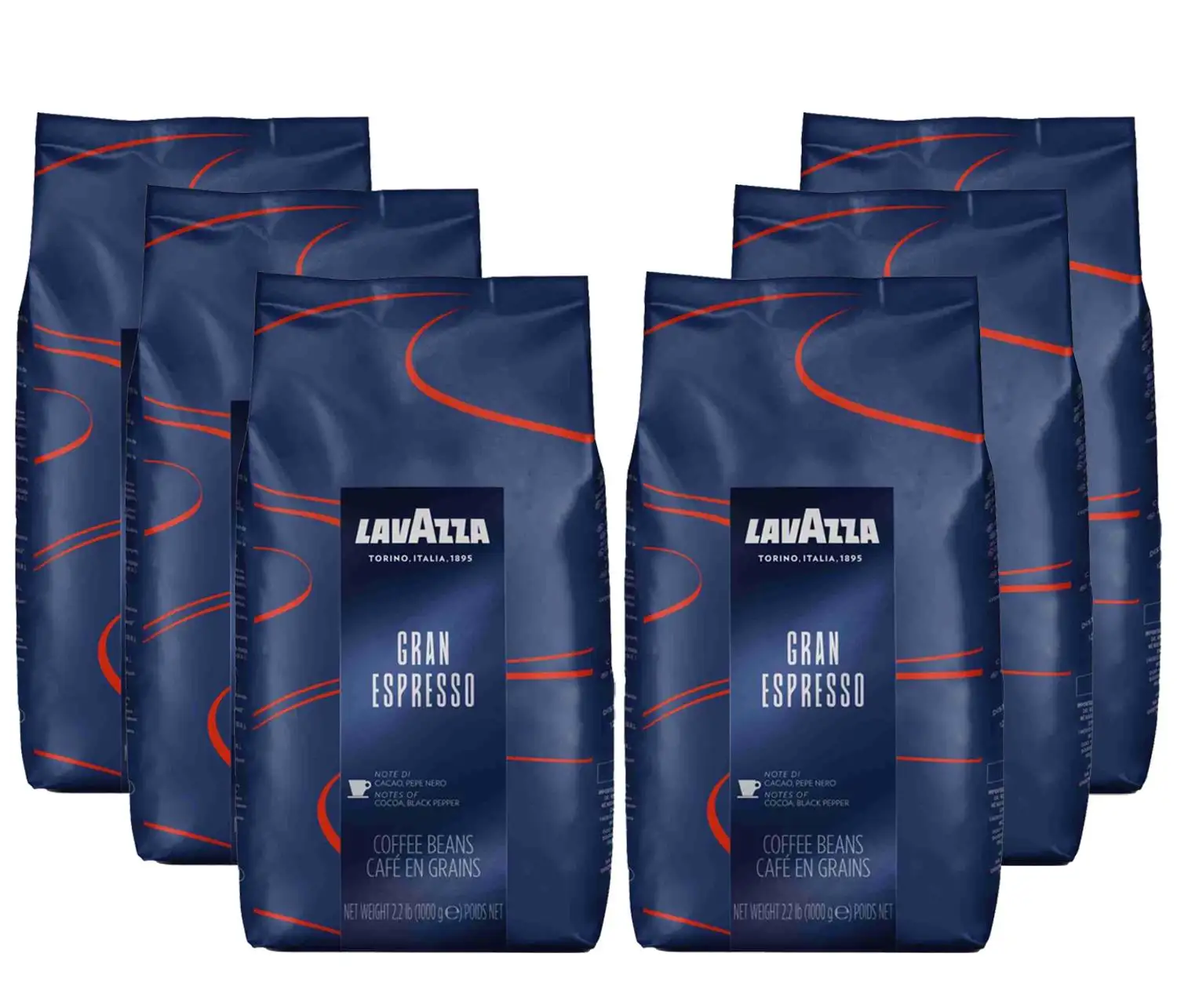 Lavazza Granエスプレッソエスプレッソコーヒー豆1kg/すべての種類が利用可能