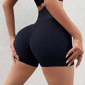 Pantalones cortos deportivos de cintura alta para mujer, ropa informal elástica para gimnasio, pantalones cortos transpirables de nuevo diseño, venta al por mayor de OEM - Product Image 6