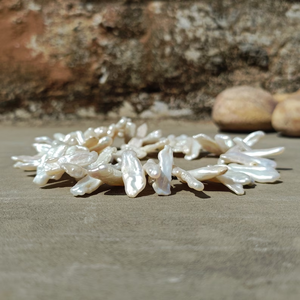 Collar de Perlas Sueltas de Agua Dulce Naturales de Alto Brillo, Collar de Perlas Genuinas con Forma Elegante, Joyería de Perlas al por Mayor - Product Image 5