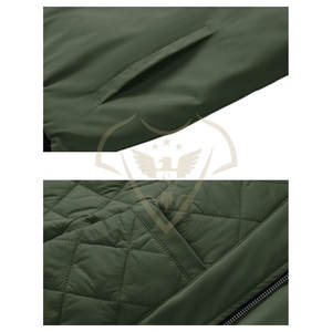 Chaqueta de béisbol transpirable personalizada para hombre al por mayor, bombardero con capucha de lona elegante, precio bajo de fábrica para nuevas condiciones para el invierno - Product Image 4