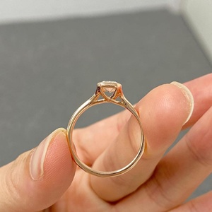 Anillo de compromiso de moissanita con corte de cojín de 2,95 CT, juego de bisel de plata 925 con banda de catedral doble en negrita, estilo antiguo certificado GIA - Product Image 3