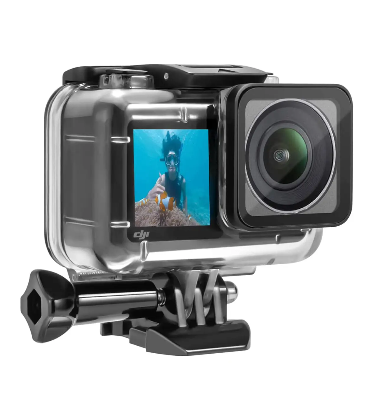 Hot selling 40M transparent Waterproof Diving Plastic Protective Housing ForDji Osmo 3 Camera transparent Waterproof Case