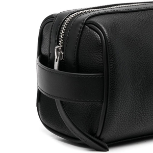 Pochette OEM en cuir PU pour hommes, organisateur de sac avec LOGO pochette en cuir personnalisée à fermeture éclair - Product Image 3