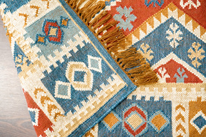 Dernier tapis d'extérieur de designer moderne tissé à la main en fil PET recyclé de haute qualité, tapis de sol coloré pour la décoration intérieure à bon prix - Product Image 5