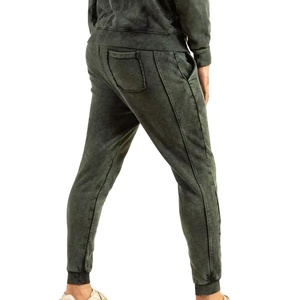 ชุดวอร์มลำลองแฟชั่นปี 2026 ล้างสีแบบแอซิด ระบายอากาศได้ดี ผ้าฝ้ายฟลีซ 100% ดีไซน์ 2 in 1 สำหรับใส่ทุกวันและฤดูหนาว - Product Image 5