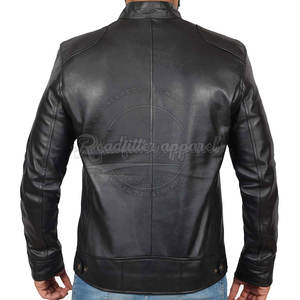 Venta caliente Hombres Ropa Chaqueta de cuero Nueva moda Hombres Chaqueta de cuero a prueba de viento - Product Image 4