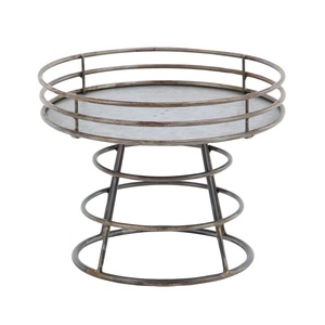 Elegant And Durable Stainless Steel And <b>Crystals</b> Metal Cake <b>Stand</b> High Quality Dessert Display for Weddings And Parties - Product Image 5