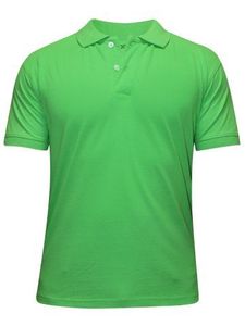 เสื้อโปโลผู้ชายสีล้วนลำลองสำหรับใช้กลางแจ้งลายทึบ - Product Image 2