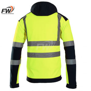 Chaquetas de trabajo de alta visibilidad para hombre, chaquetas de seguridad reflectantes e impermeables para exteriores. - Product Image 6