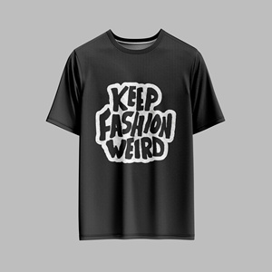 T-shirt streetwear surdimensionné en mélange de coton épais unisexe à épaules tombantes T-shirt uni fabriqué au Vietnam - Product Image 5