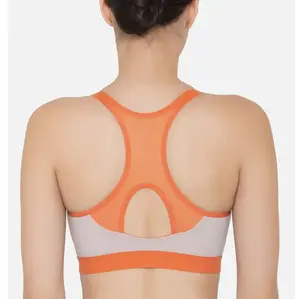 Ropa de Fitness para mujer, prendas de Yoga sin costuras para gimnasio al aire libre, Conjunto de sujetador y mallas deportivas en blanco con logotipo personalizado - Product Image 3