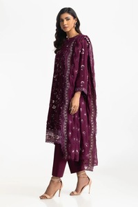 Meilleur 2025 ethnique femmes écologique décontracté Shalwar Kameez 100% Pure Lawn Dupatta nouveau Design lavable OEM Kameez pour les fêtes - Product Image 4