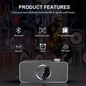 El <span class=keywords><strong>Mejor</strong></span> Sistema de Audio Inalámbrico de Alta <span class=keywords><strong>Fidelidad</strong></span> con <span class=keywords><strong>Sonido</strong></span> Envolvente para el Hogar, V5.3 Premium, Reloj Metálico, Duración de la Batería de 5 a 10 Horas - Product Image 6