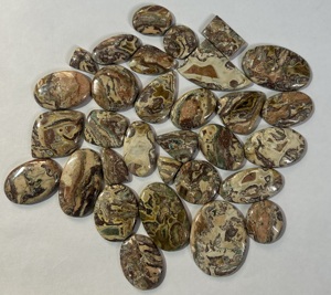 เมล็ดกาแฟธรรมชาติเกรด AAA พลอยแจสเปอร์ผิวเรียบ Cabochon อัญมณีหลวมที่ออกแบบได้เองขนาดน่าทึ่งสำหรับการทำเครื่องประดับ - Product Image 4