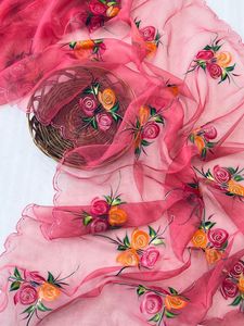 Ropa de boda de primera calidad para mujeres, blusa de seda de Organza pura, hecha a mano, de trabajo, fabricante de moda - Product Image 6