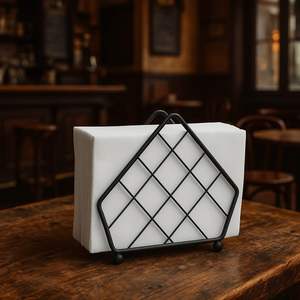 Porte-serviettes avec bras lesté, porte-rouleau de papier toilette pour cuisine, restaurant, ferme, décoration Diwali - Vaisselle d'hôtel - Product Image 2