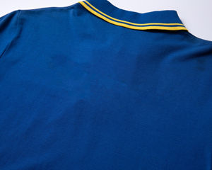 Uniforme Formal de Manga Corta con Logotipo Estampado para Hombre, Camisa de Calle, 160g, Algodón Piqué de Punto Personalizado al por Mayor, Transpirable - Product Image 4