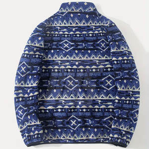 Chaqueta con cremallera completa de lana para hombre con estilo, ropa informal de invierno cálida, chaqueta de invierno de moda suave y cómoda - Product Image 2