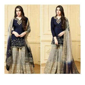 Shalwar Kameez Pakistaní para Mujer, para Fiestas, en Algodón y Seda, Colores Personalizados Disponibles, Alta Calidad - Product Image 3