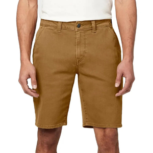 Venta al por mayor de pantalones vaqueros ligeros para hombre, pantalones cortos cómodos informales, 100% algodón, cintura media, patrón sólido, respetuosos con el medio ambiente, venta en línea - Product Image 1