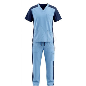 Nuevo Conjunto de Uniforme Médico y de Trabajo para Cuidado de la Salud, Estilo Cargo, con Bolsillos Tejidos, Personalizable OEM, Venta al por Mayor - Product Image 5