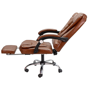 Silla de Oficina Contemporánea GAKJO-906 con Simili Cuero, Metal Cromado, y Características Ergonómicas para Mayor Comodidad - Product Image 5