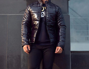 Veste matelassée pour hommes Vente en gros Veste matelassée en duvet personnalisée de haute qualité Style de mode pour hommes Vêtements d'hiver chauds - Product Image 2